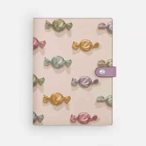 Coach Candy Notebook with Strap